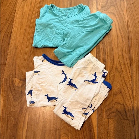 Kyte baby pajamas lot of 2 jade and whales size 3T - Picture 1 of 5